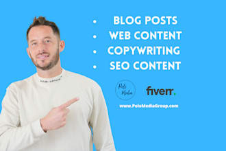 write blog posts and SEO articles