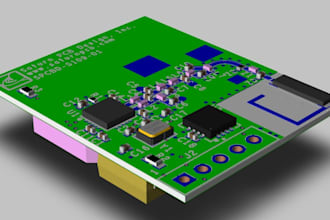 do pcb layouts and circuit designing in eagle,proteus,altium