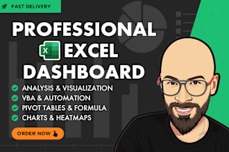 visualize your data, excel dashboard, macro, vba, automation