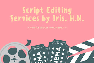 proofread and edit your script