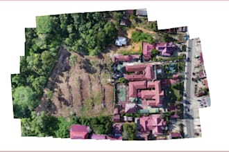 process the drone images to ortho, dem, etc