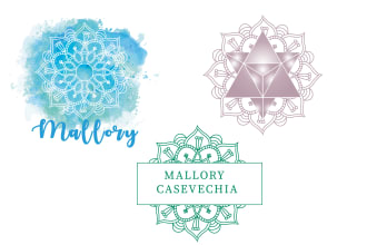 design complex, scared, geometric, polgonal or mystical mnadala logo