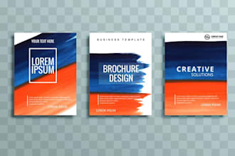 design top class flyer, brochure,media kit etc for marketing