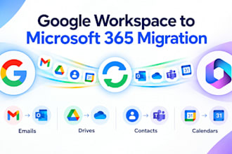 move your google workspace to microsoft 365, outlook