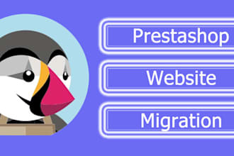 migrate your prestashop website