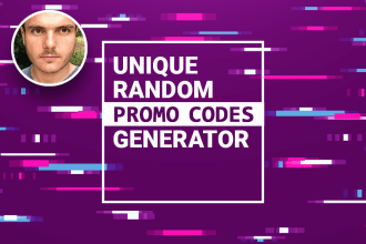 generate unique random promotional codes