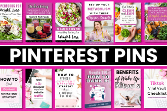 design high quality pinterest pins