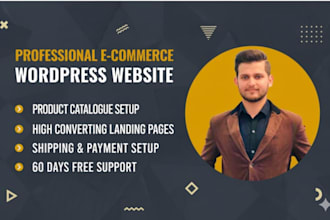 build ecommerce website online store with  woocommerce