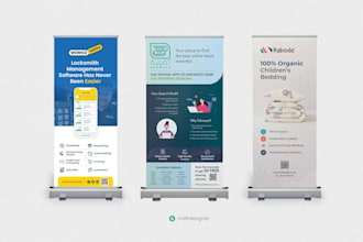 professionally design a banner billboard or rollups