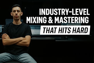 mix and master your song to industry standard, radio ready