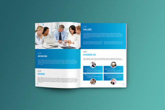 brochure, flyer, business profile, catalog, booklet design