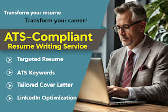 write a job landing professional resume and cover letter