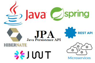 do java,spring boot,web service,rest API and micro services