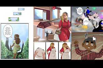 draw your story into comic, manga, or anime style