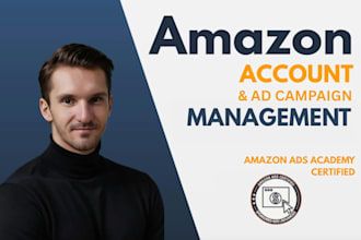 manage your amazon seller central account and PPC campaigns