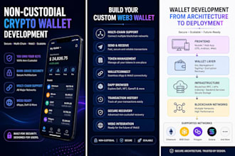 develop a secure non custodial crypto wallet