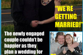 create a personalizd tabloid magazine cover featuring you or a friend