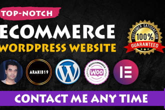 develop ecommerce wordpress website on woocommerce