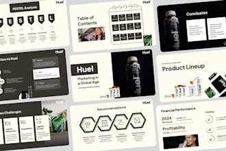 design powerpoint presentation and pitch deck