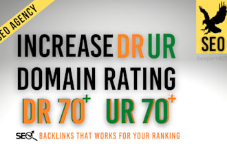 increase domain rating dr 60 on ahrefs