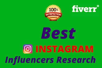find niche specific top instagram youtube or tiktok influencers