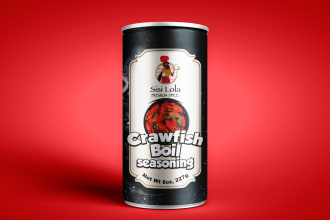 design premium product packaging and label design