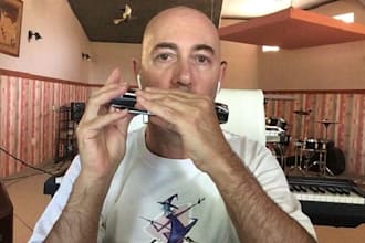 video play your music in chromatic harmonica