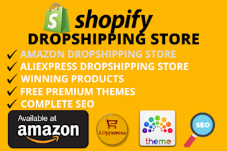 develop profitable shopify dropshipping store
