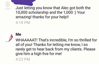 improve your college scholarship application letter
