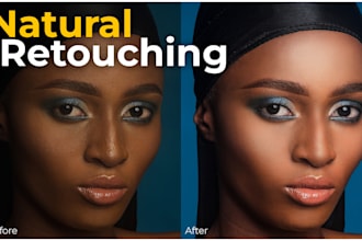 do natural portrait retouching and photo editing