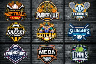 design a basketball,soccer,football,softball and tennis logo