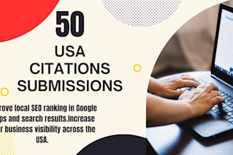 submit 50 USA local citations