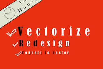 convert to vector jpg png logo graphic design