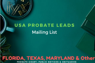 do probate real estate lead