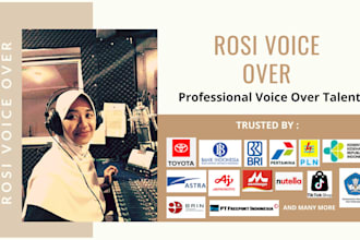record indonesian voice over bahasa indonesia voice over