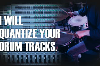 edit and quantize your raw drums