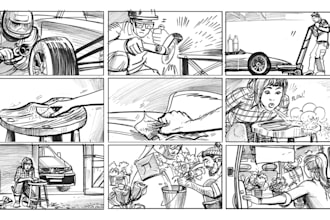 create freestyle sketches storyboard your story