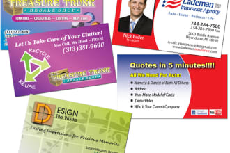 design a business card for your company, product, or service