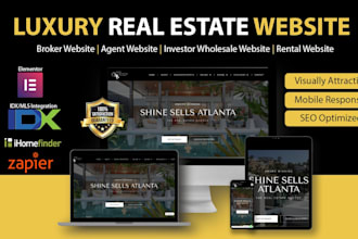 develop a beautiful custom real estate idx website in wordpress