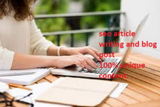 do SEO article writing