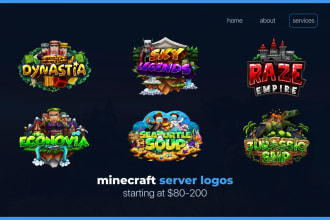 create a logo for your minecraft server