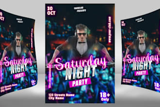 design a party flyer, club flyer or nightlife flyer