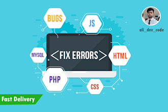 do any HTML css bootstrap bug fixing or fix responsive issue