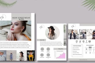 design blogger press kit, media kit, epk
