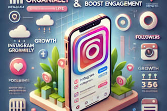 organically grow your instagram with real followers and increased engagement