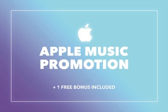 add your songs to our apple music playlist for 1 month