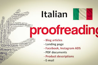 proofread your italian text