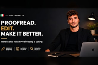 proofread and edit your italian content for clarity and SEO