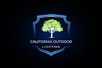 modern high quality landscaping logo for your business