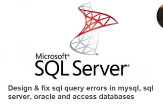 design and fix sql query errors in mysql, sql server, oracle and access database